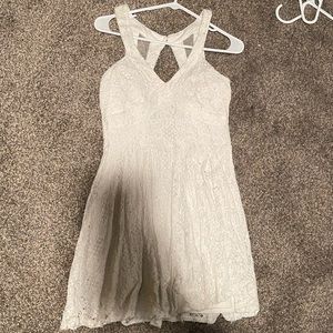 White lace dress